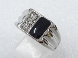 エナメル　クリスタル　指輪(20号)